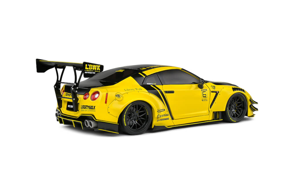 1:18 Nissan GT-R (R35) gelb