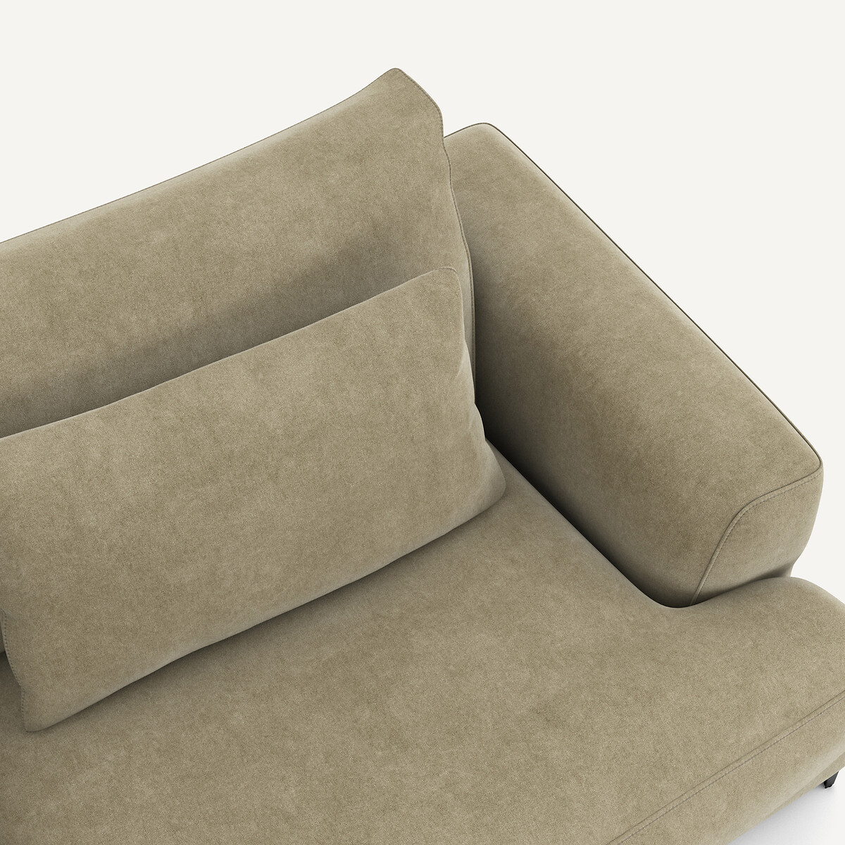 AM.PM<br>Sofá-cama de 4 lugares em veludo lavado, Marsile