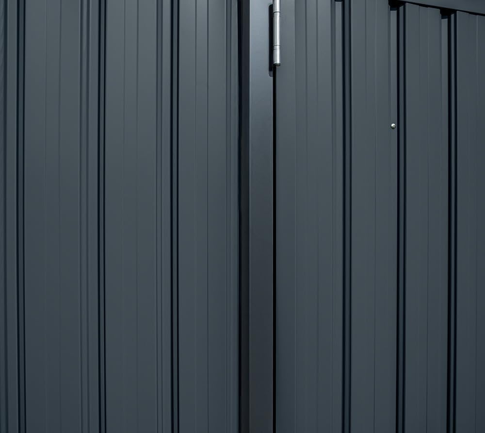 Westmann Stahl Gerätehaus Minor 86 | Anthrazit | 182x247x197 cm