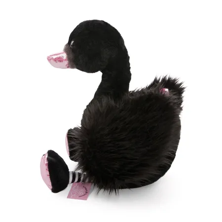 NICI Kuscheltier Schwarzer Love Schwan GREEN, 25 cm