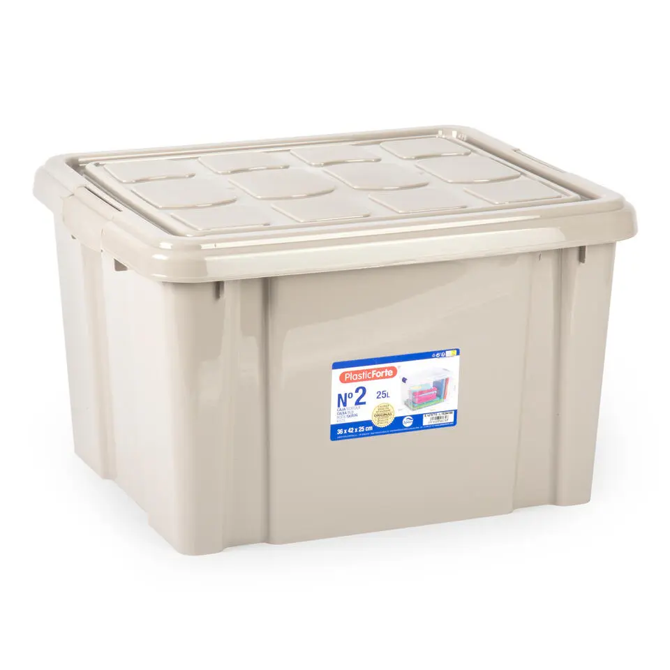 Plasticforte Multi Storage Opslagbox - beige - 25L