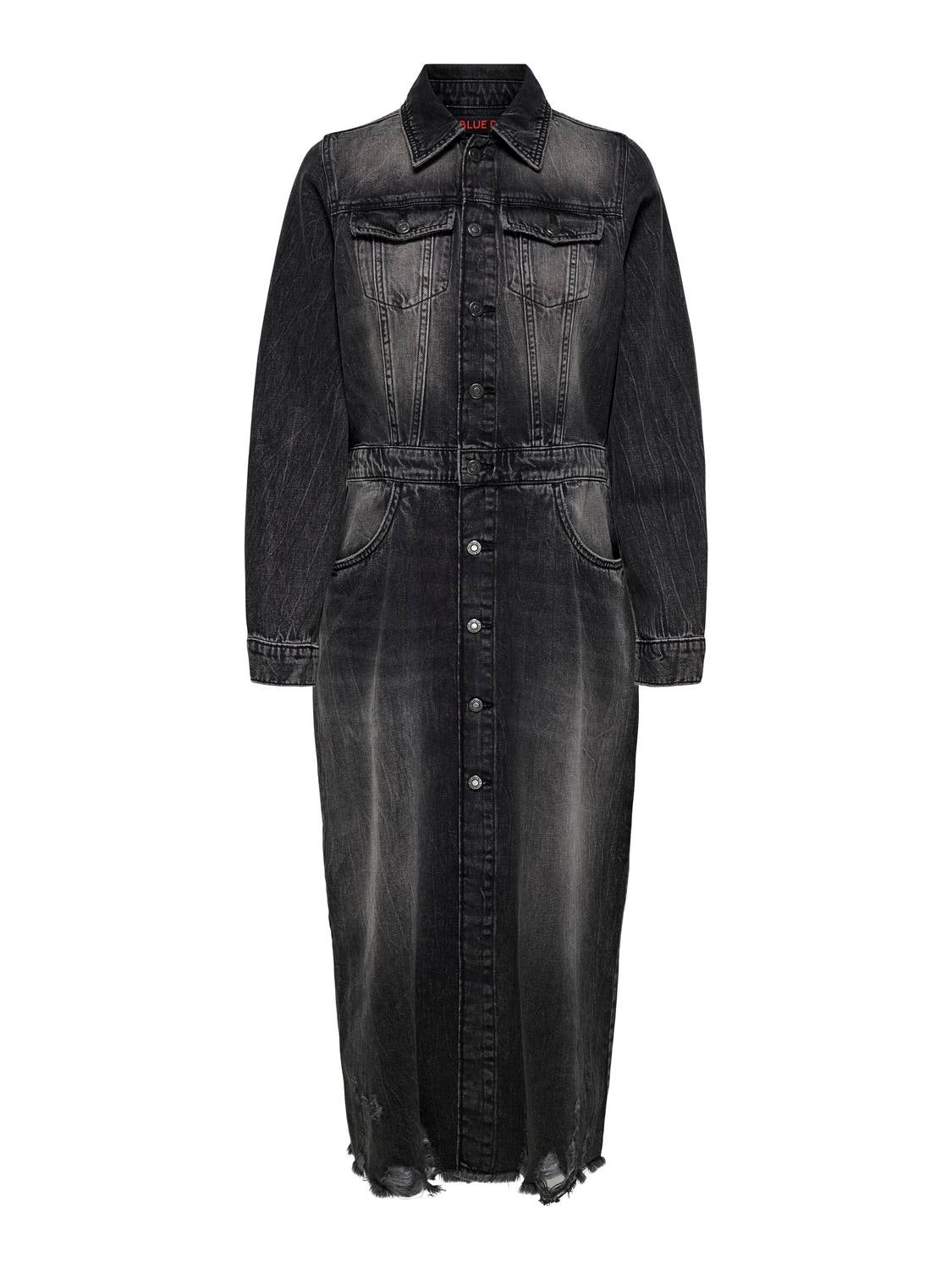 ONLBROADWAY Langes Kleid Grey Denim