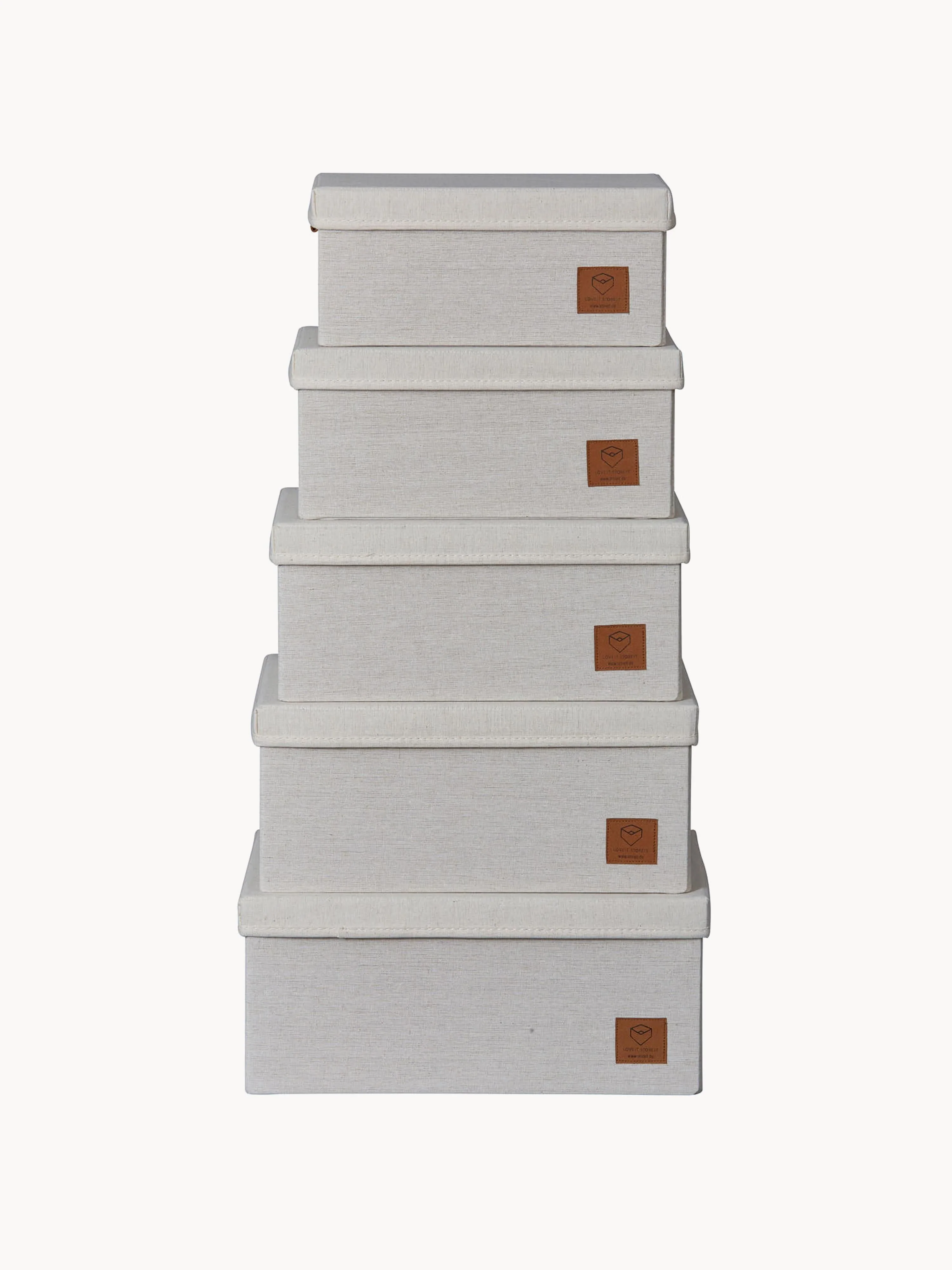 Opbergdozen Premium, 5 stuks