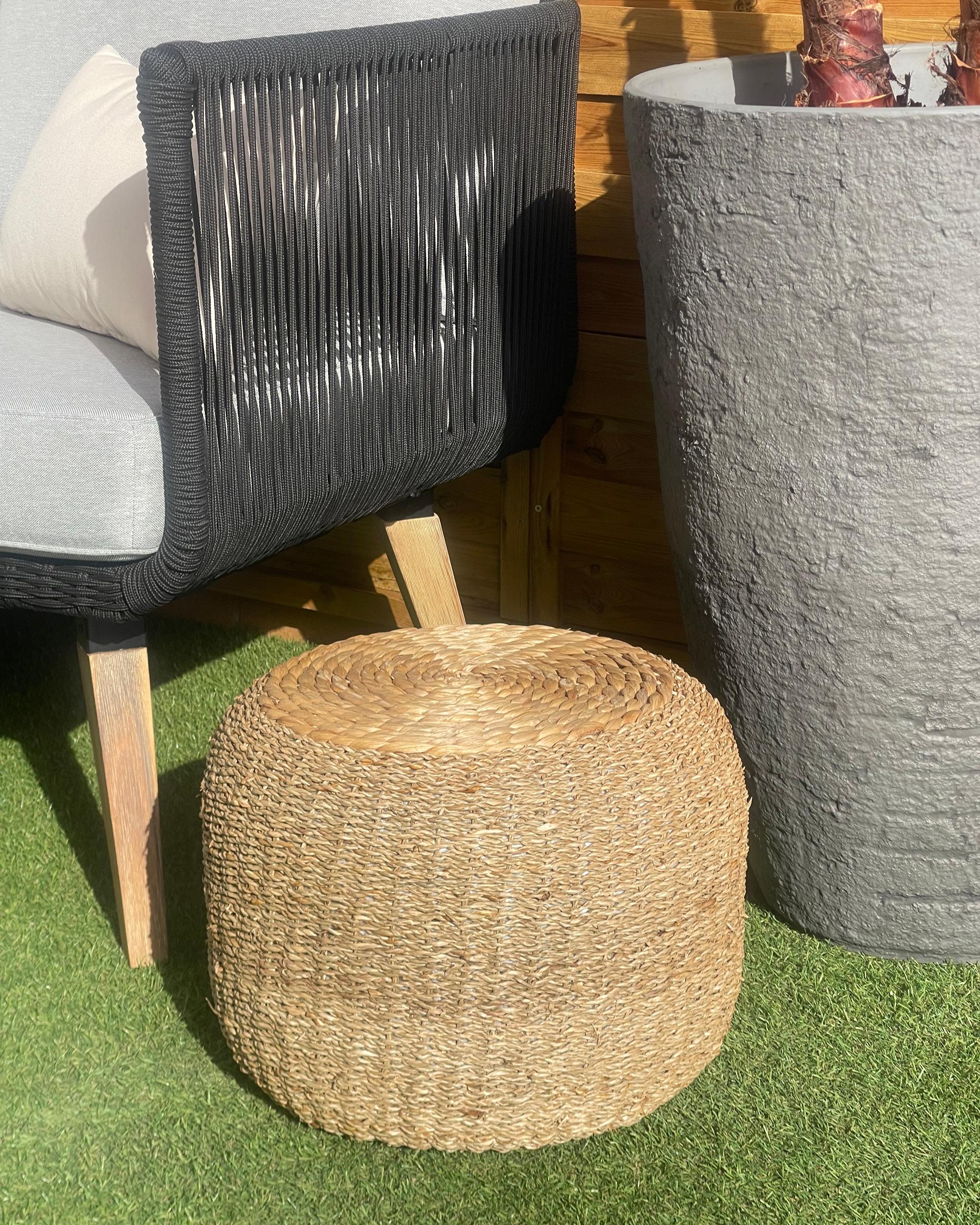 Poef HAIPHONG Zeegras Beige