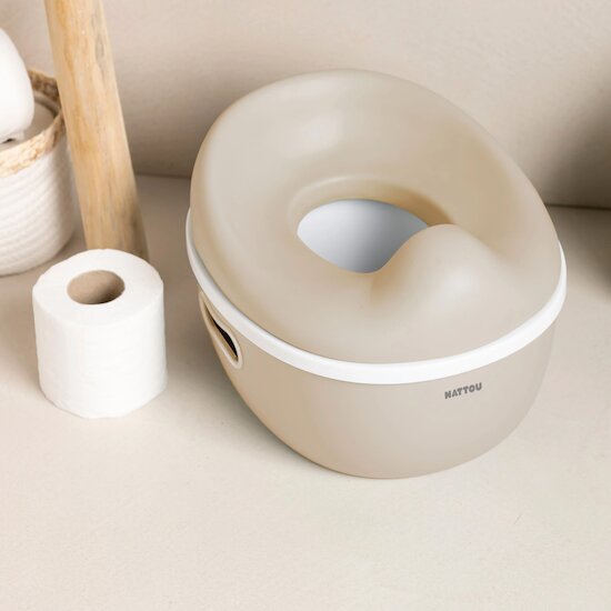 Pot d'apprentissage évolutif Potty 3 en 1   Beige        de               Nattou
