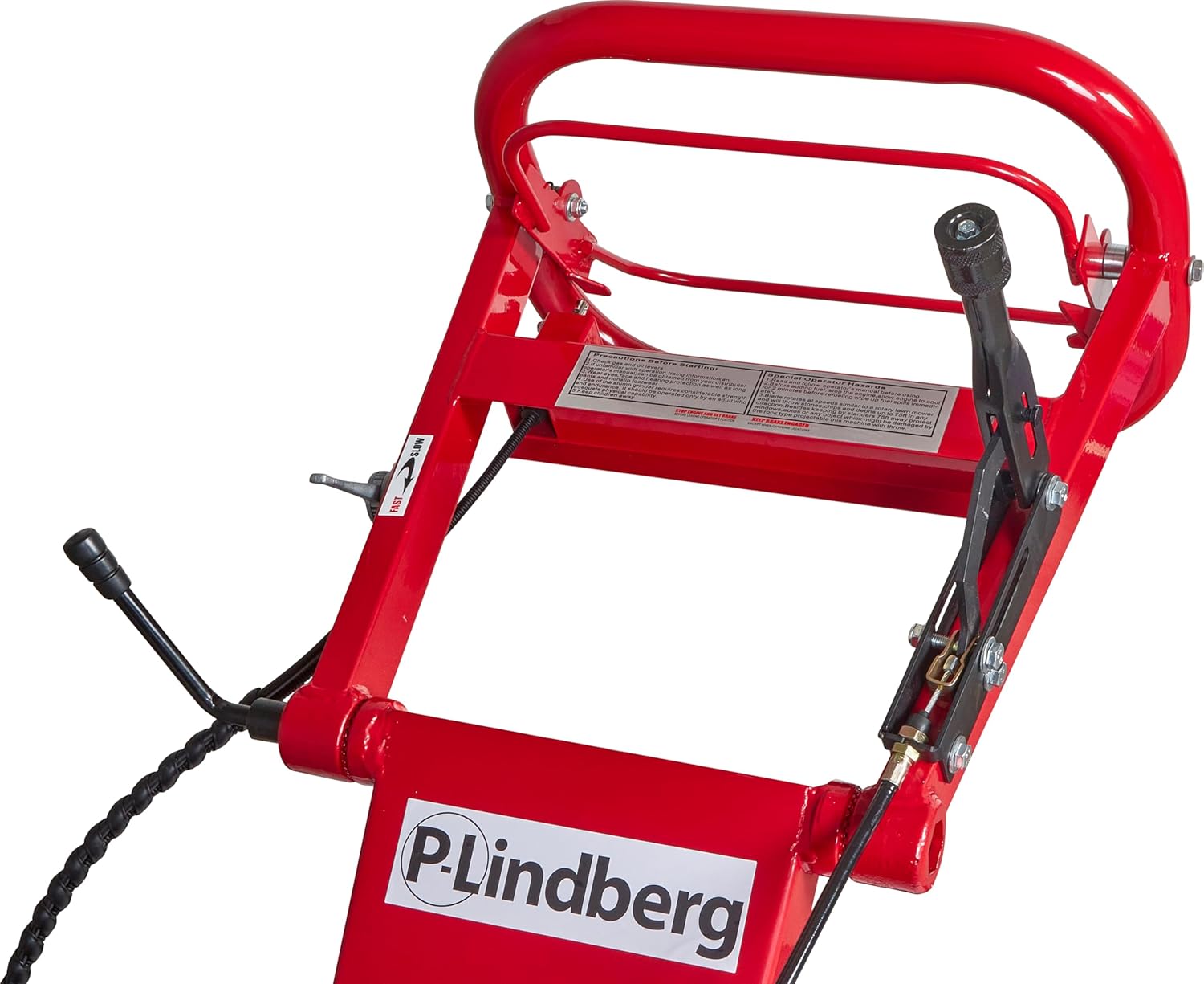 Stubbenfräse mit 15 PS Benzin-Motor Frästiefe bis 23 cm und gehärtete Wolframkarbidspitzen von P. Lindberg zur Wurzel und Baumstumpf-Entfernung