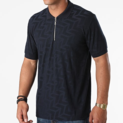 Polo Manches Courtes PL-03 Bleu Marine