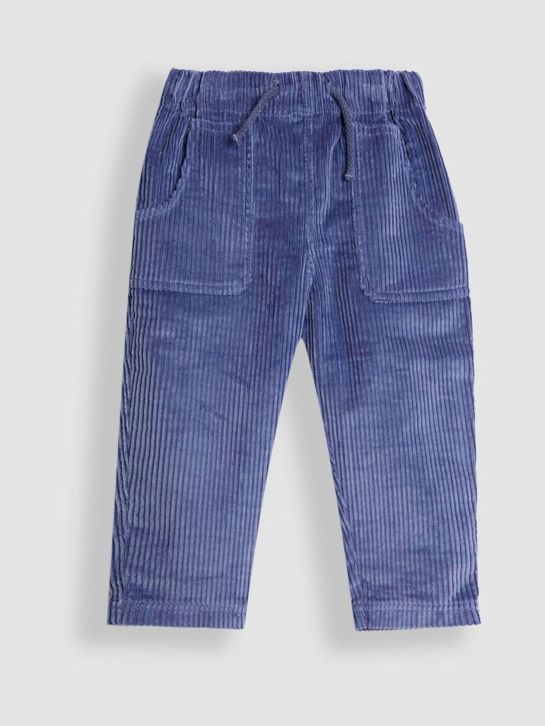 Indigoblauw - JoJo Maman Bébé Cord Pull On Trousers