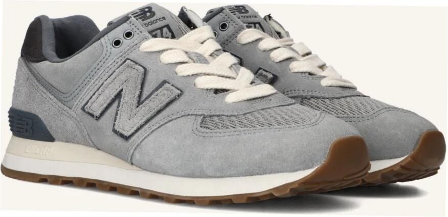 New Balance 574 mesh sneakers grijs