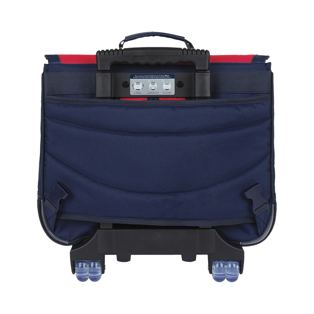Cartable trolley Tristan bicolore