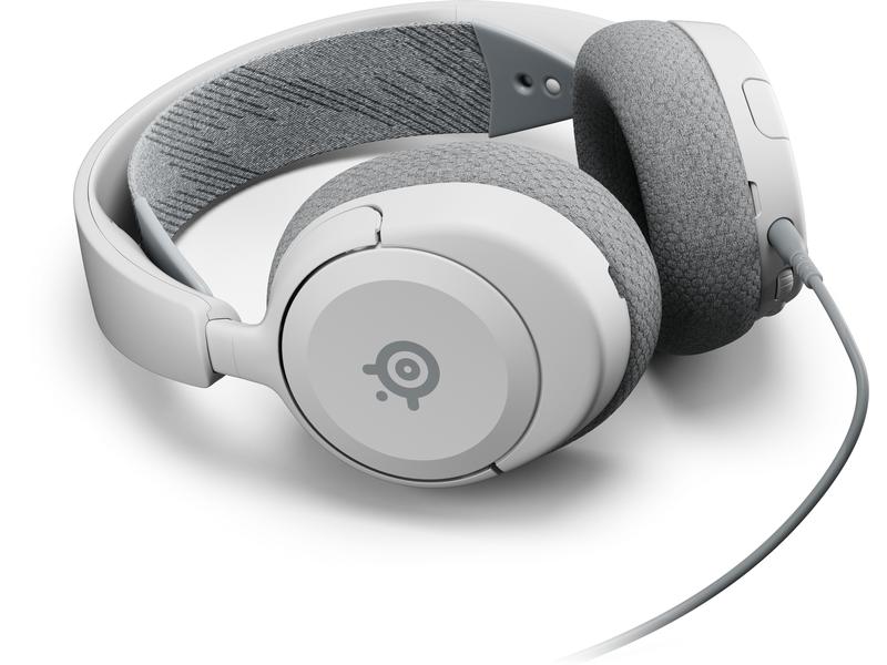 Steel Series Headset Arctis Nova 1 Weiss Over-Ear Gaming-Headset mit Surround-Sound