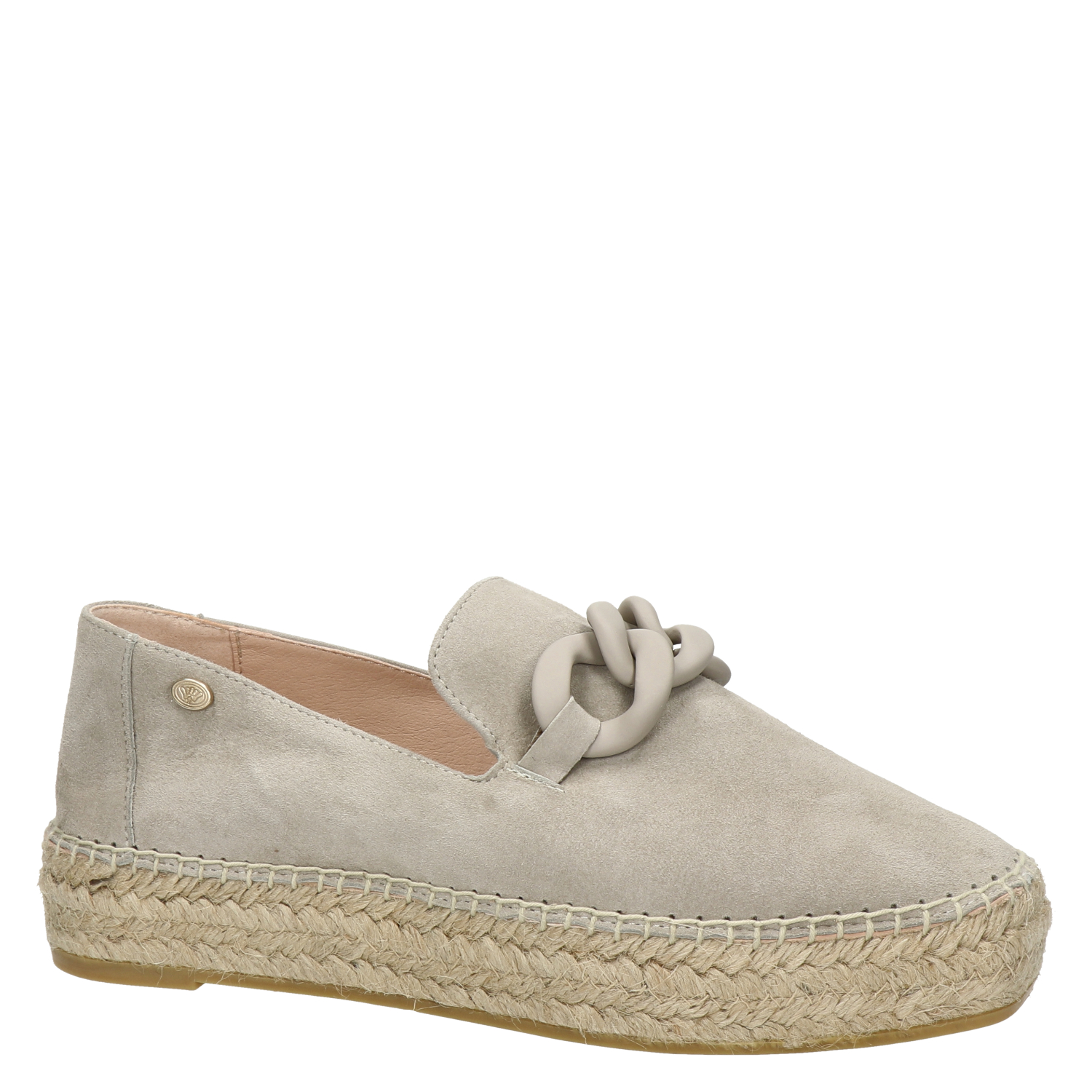 Fred de la Bretoniere dames espadrille Fred de la Bretoniere Bruin