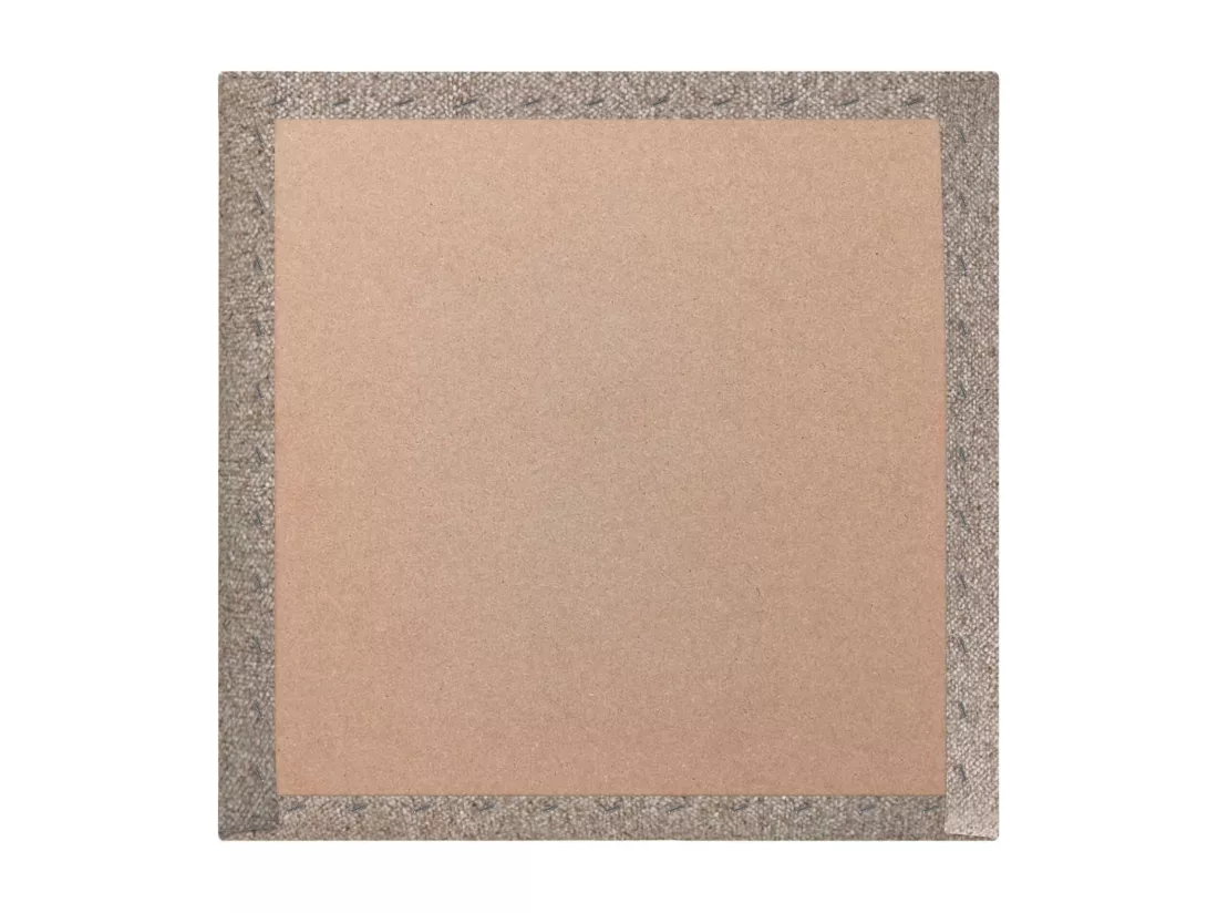 DHOME Lot de 1 Panneaux muraux en tissu auto-adhésifs Panneaux muraux absorbants acoustiques Protection contre les chocs (Sable, 50x50cm, x1)