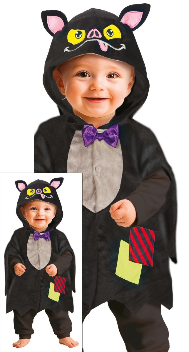 Halloween Poncho Baby Vleermuis
