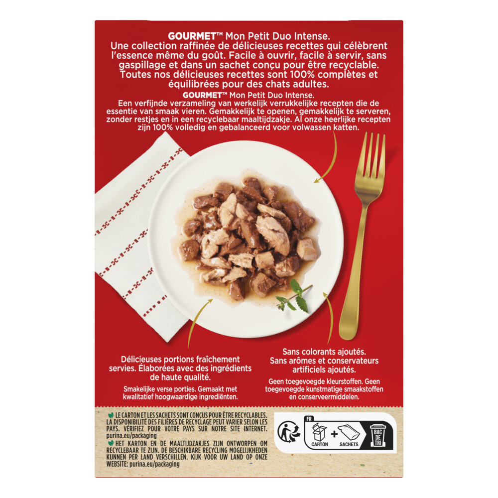 Gourmet Mon Petit Vis & Vlees6 x 50 gr