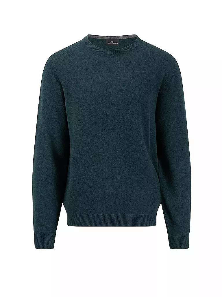 FYNCH HATTON Kaschmirpullover dunkelgrün