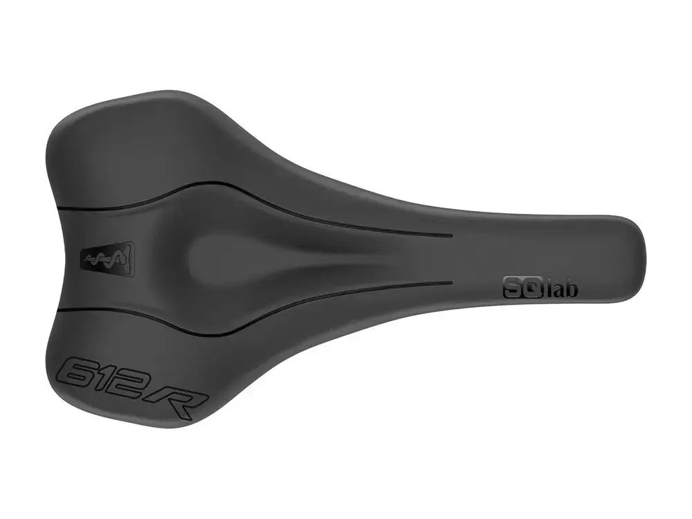 SQlab 612 Ergowave R S-Tube Fietszadel Zwart