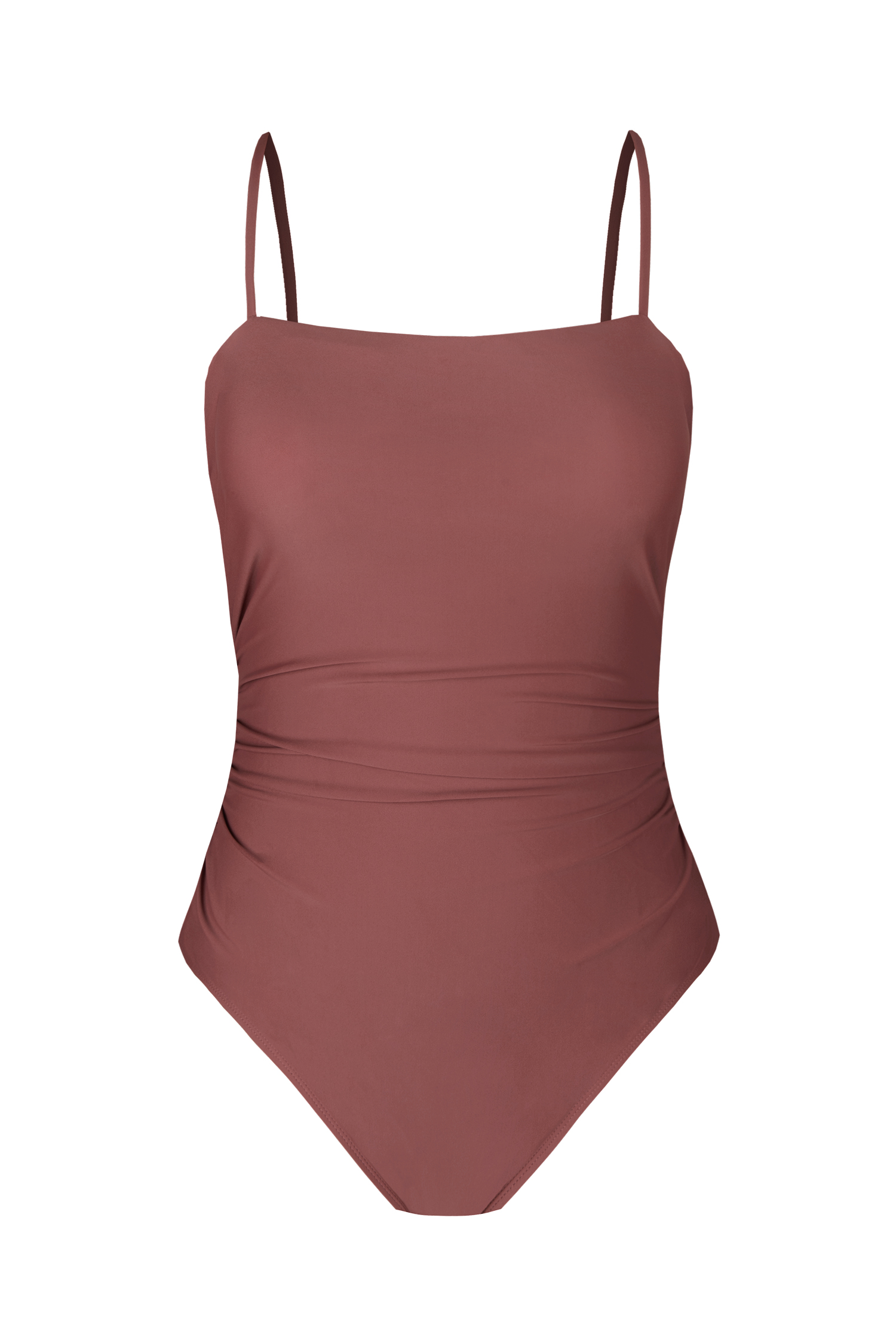 Maillot de bain une pièce à torse long découpé