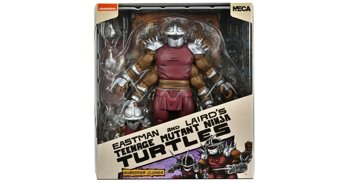 NecaTMNT: Mirage Comics - Shredder Clone & Mini Shredder Deluxe 7 inch Action Figure speelfiguur