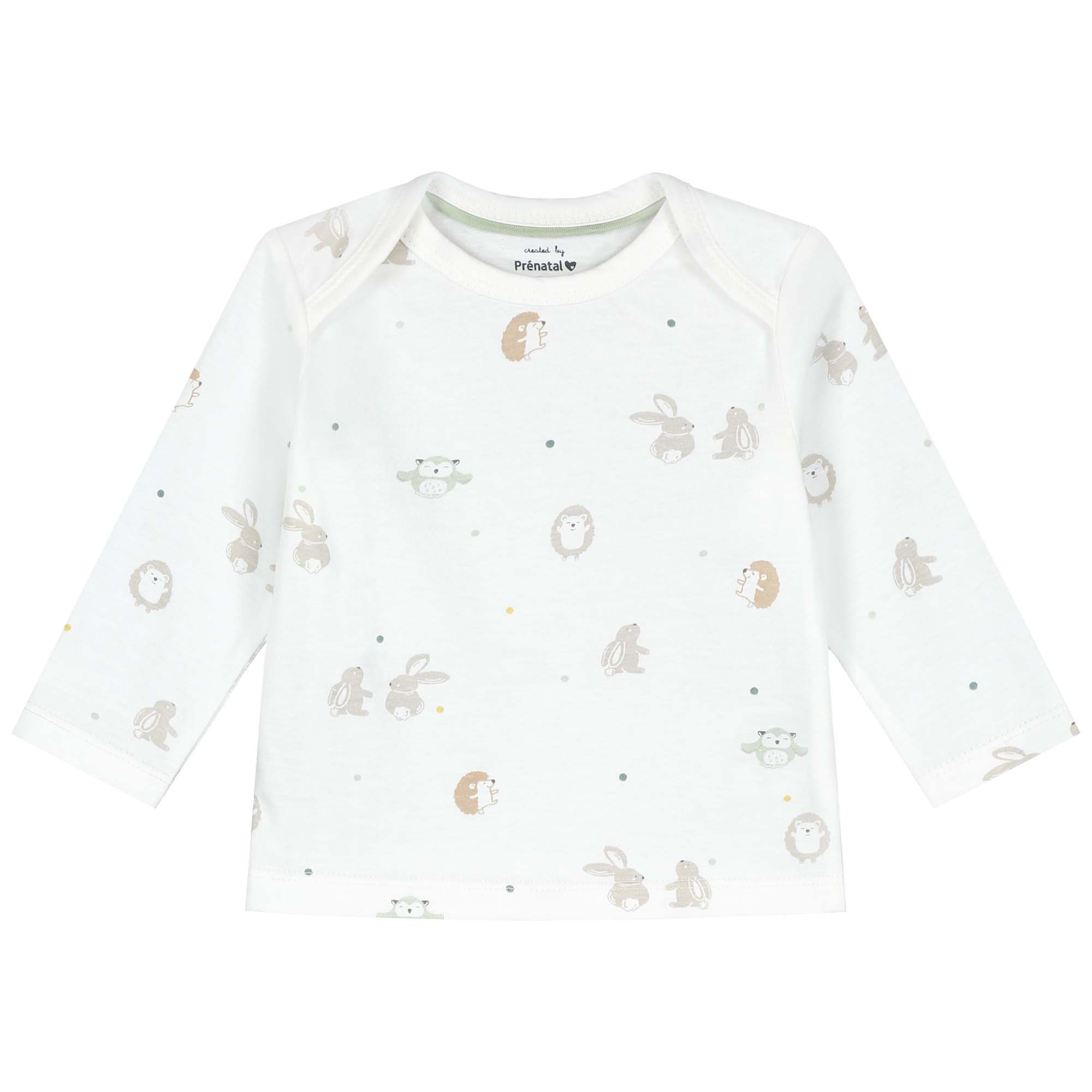 Prénatal baby pyjama Kleine Vriendjes wit