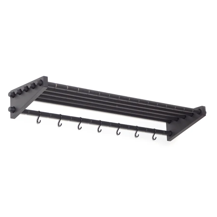 Kopie - We Do Wood - Roon & Rahn Moodrack Wandgarderobe, 98 cm, Eiche / schwarz