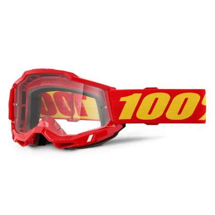 Masque cross 100% ACCURI 2 OTG Rouge - Clair 2025 - Rouge