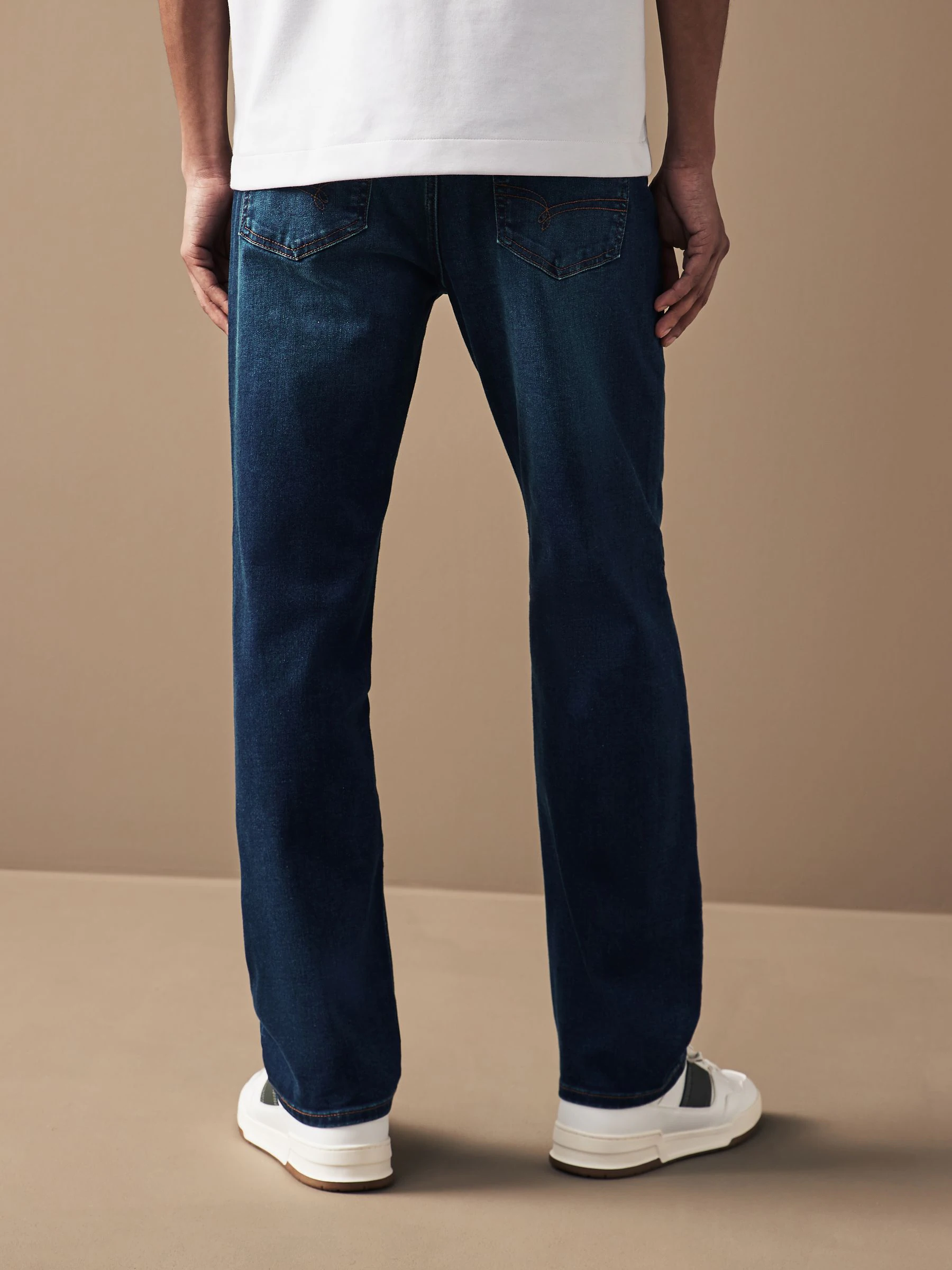 Blauw - Straight fit - Motionflex jeans