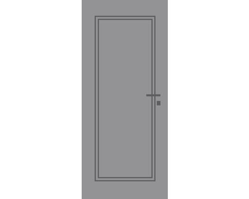 Pertura binnendeur Mila 01 gelakt edelgrijs 86x198,5 cm links