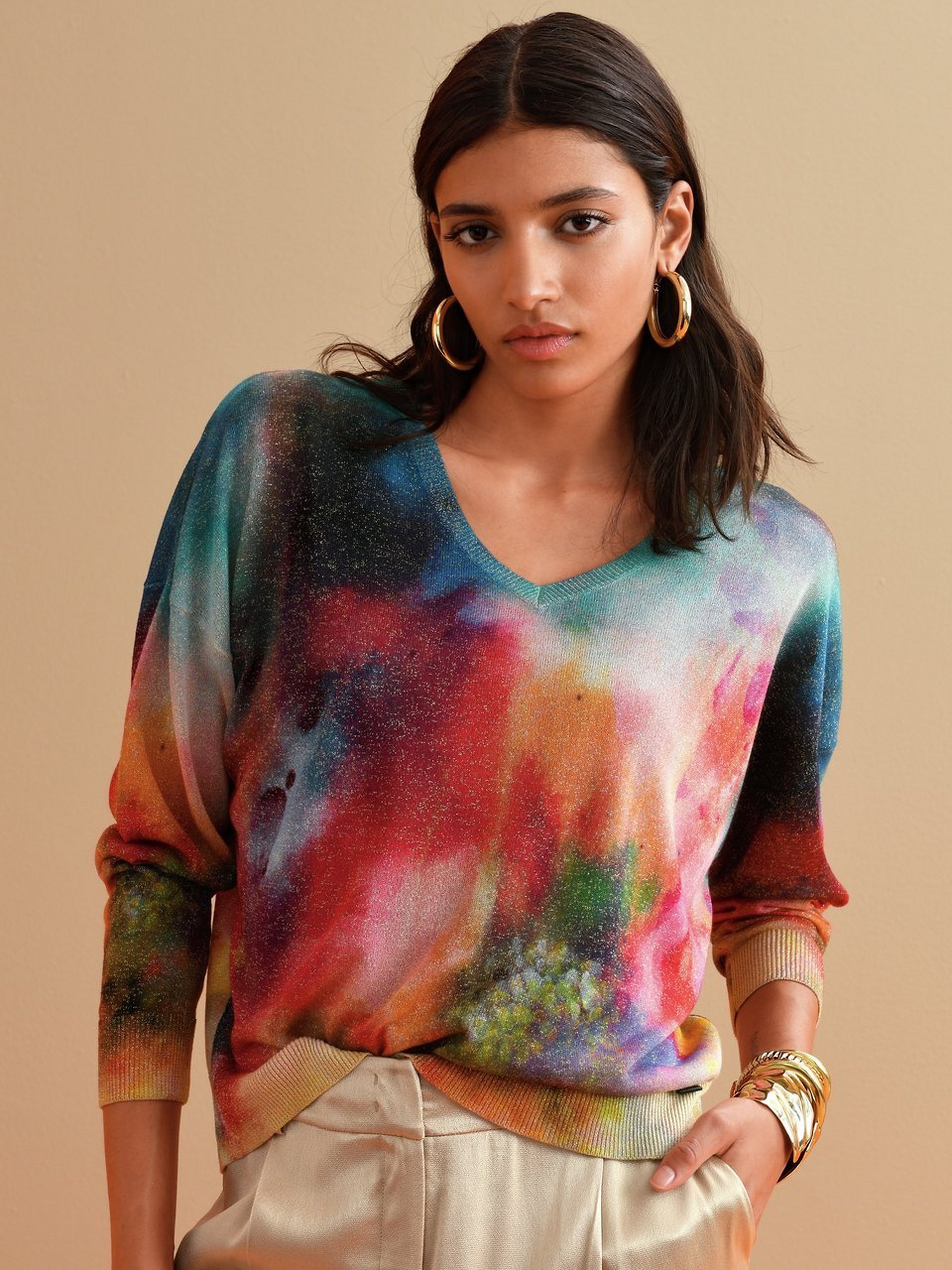 V-Pullover