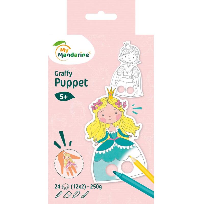 Graffy Puppet, Prince et Princesse - Rose