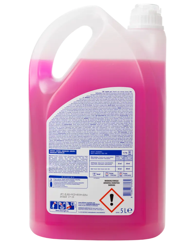 At Home Wash Vaskemiddel flydende 5 L - color