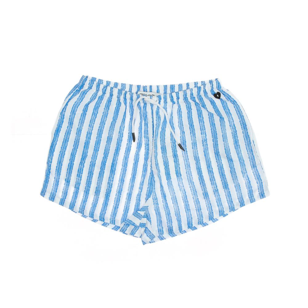 Teddy Smith Short à rayures Bleu/Blanc Fille Teddy Smith Soya