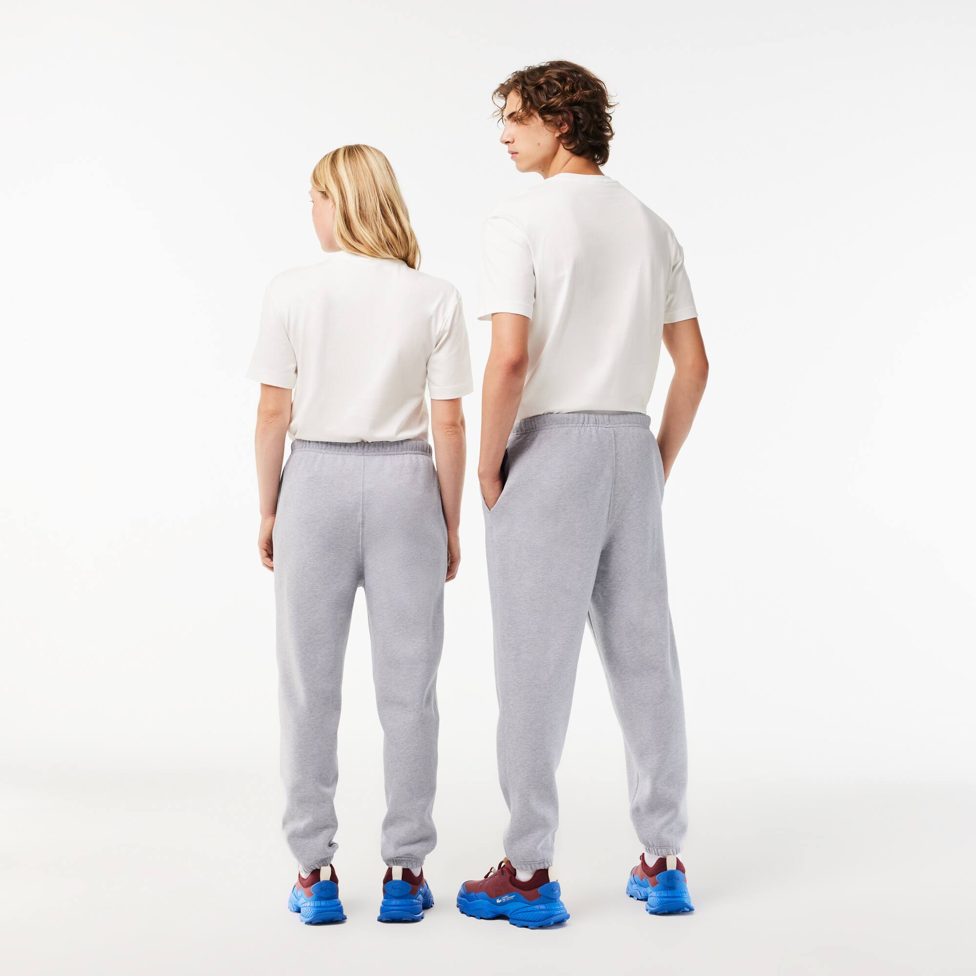Pantalon de survêtement Jogger à imprimé signature Pantalons de survêtement - Gris - Lacoste - Unisex