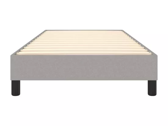 Sommier à lattes de lit Gris clair 90x200 cm Tissu