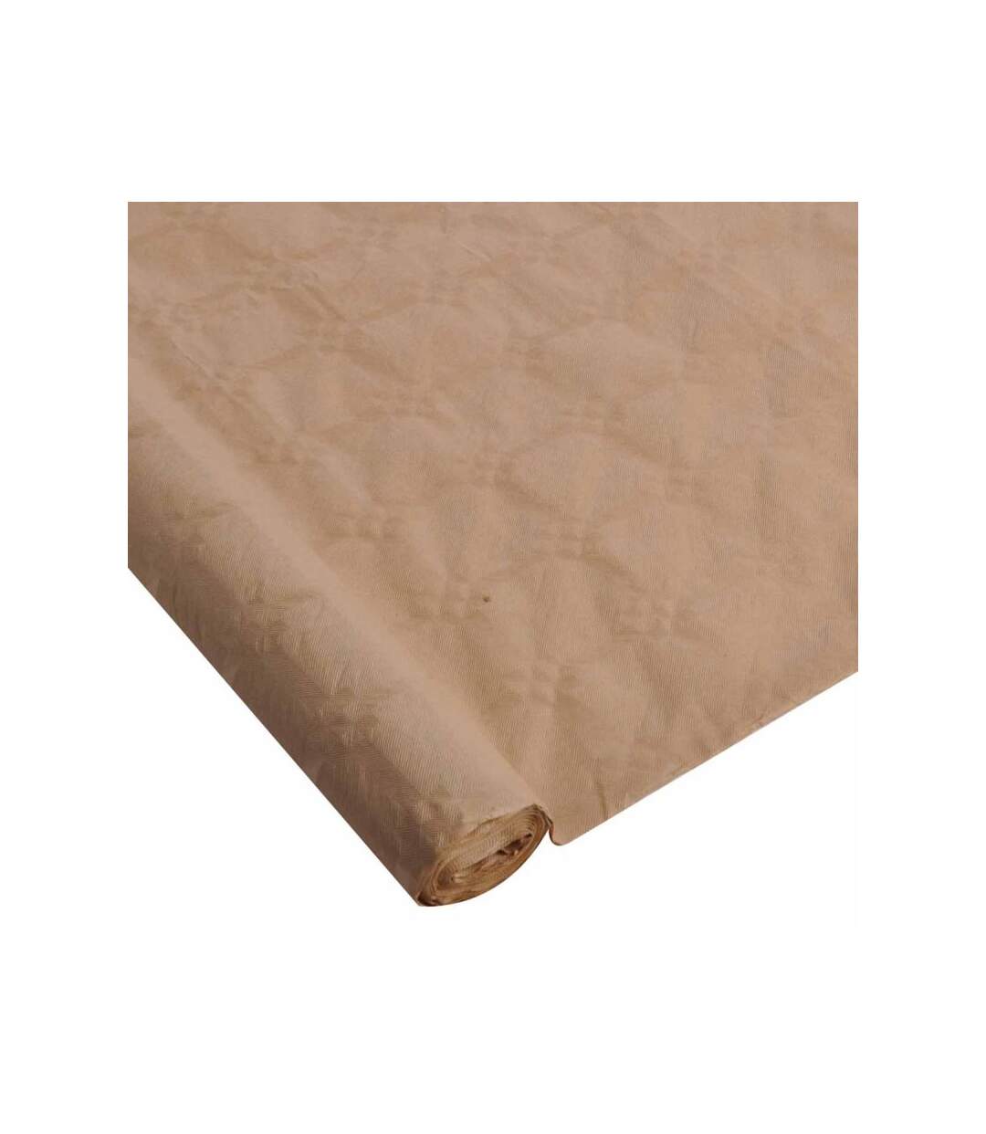 Paris Prix - Nappe Papier damassée 1,18x5m Naturel