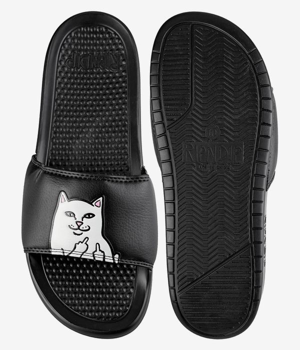 RIPNDIP Lord Nermal Slides Sandale (black)