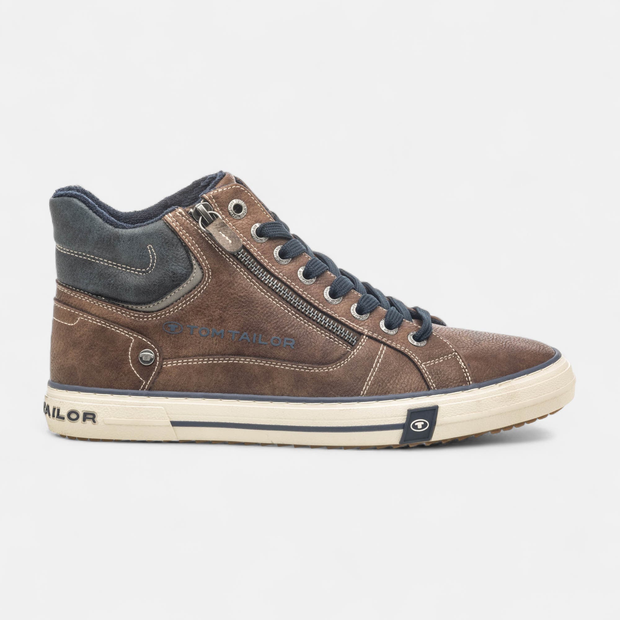 Baskets hautes Homme marron