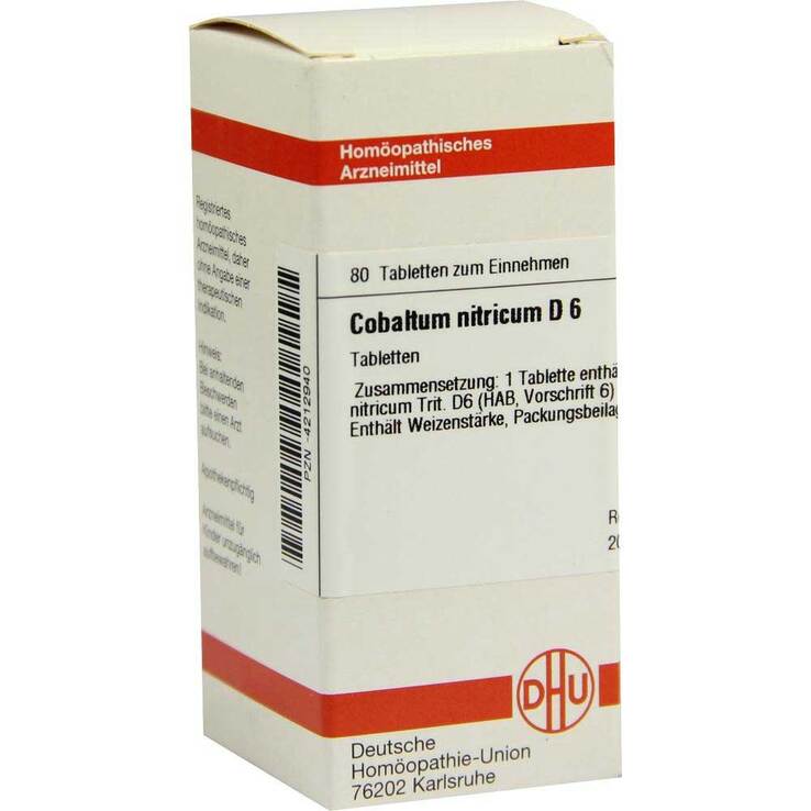 DHU Cobaltum nitricum D 6 Tabletten, 80 St
