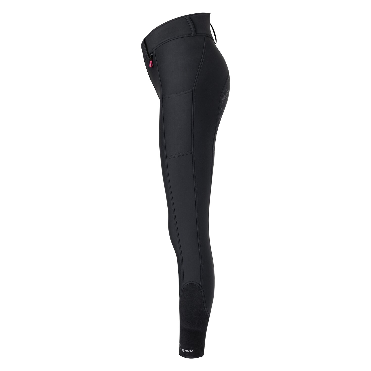 RIDE now Softshell Grip-Vollbesatz-Reithose - black