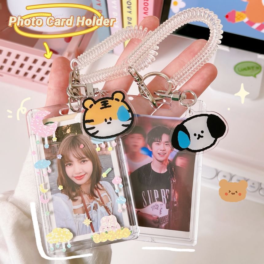 Bohod - Acryl sleutelhanger met dierenprint (verschillende designs)