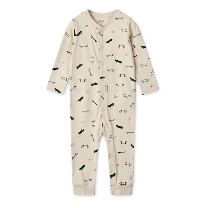 Liewood Pyjama sans pieds Coton Bio Birk | Beige