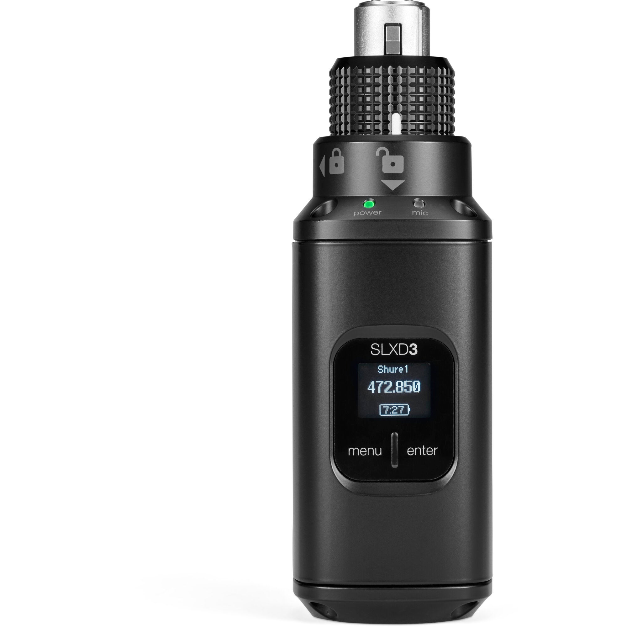 Shure SLXD3 snap-on zender voor handheld microfoons J53 (562-606 MHz)
