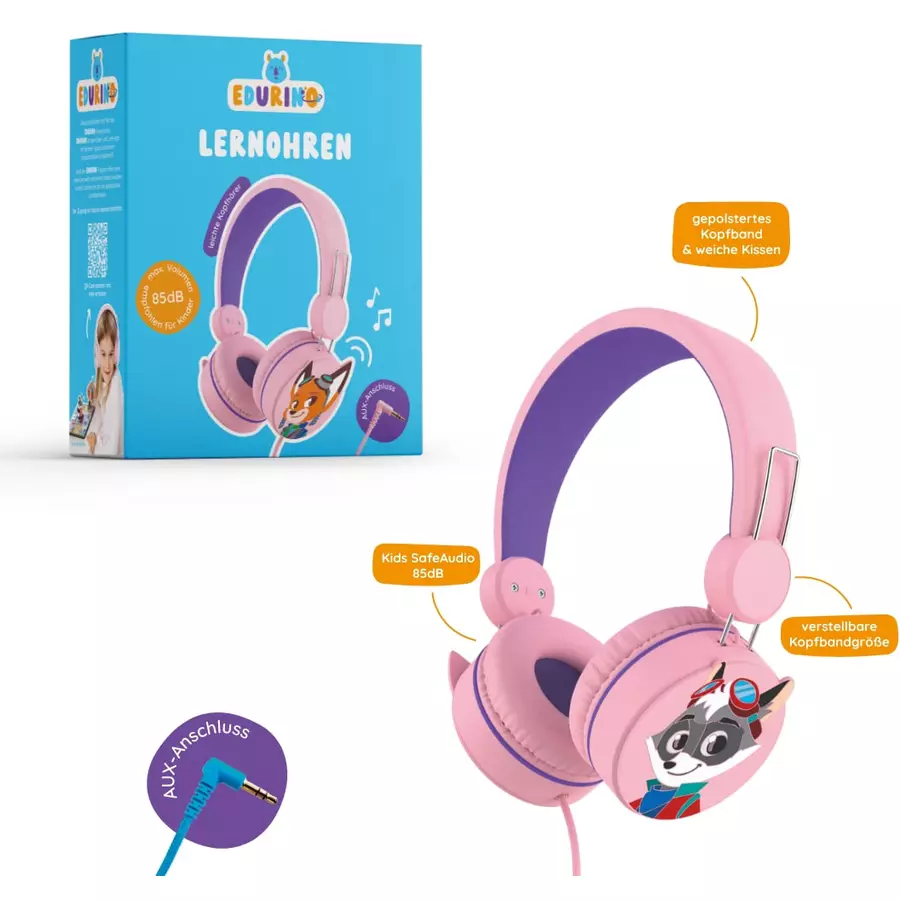 Edurino Lernspielzeug Kopfhörer Edurino LernOhren Pink