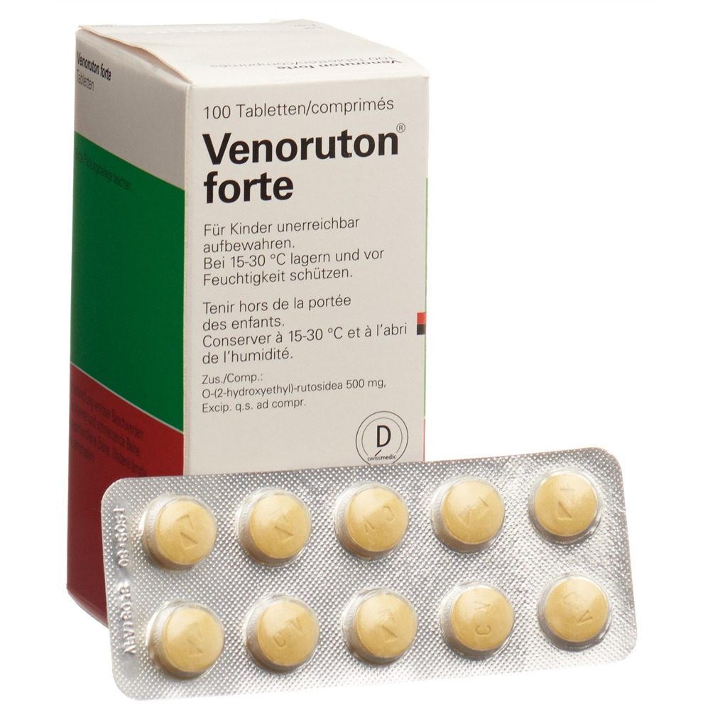VENORUTON forte Tabl 500 mg Blist 100 Stk