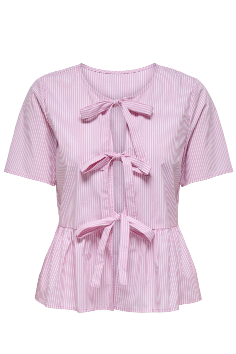 Jacqueline de Yong roze dames blouse