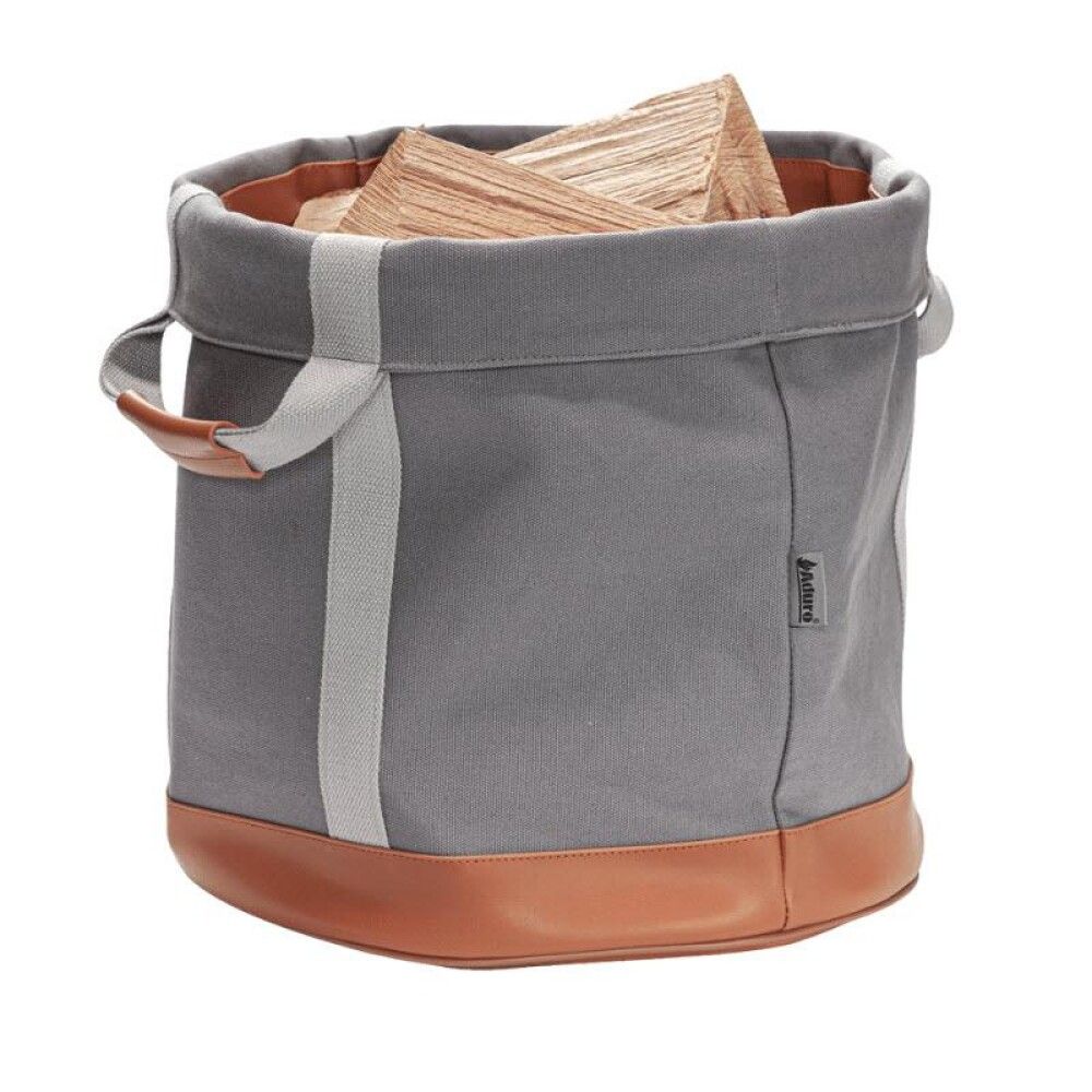 VEDKURV ADURO PROLINE Ø35CM GRÅ