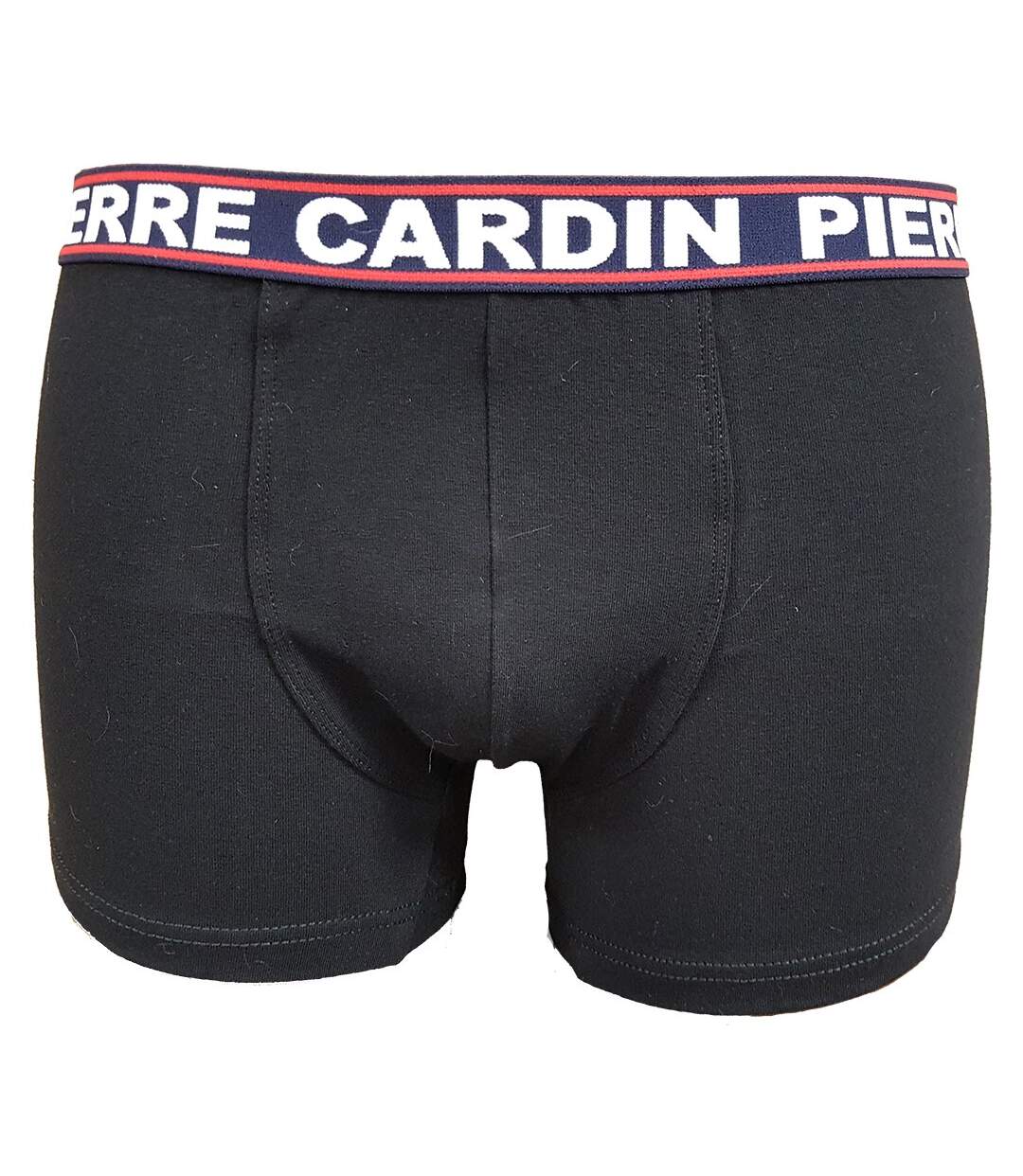 Boxer homme PIERRE CARDIN Confort et Qualité -Assortiment modèles photos selon arrivages- Noir Coton