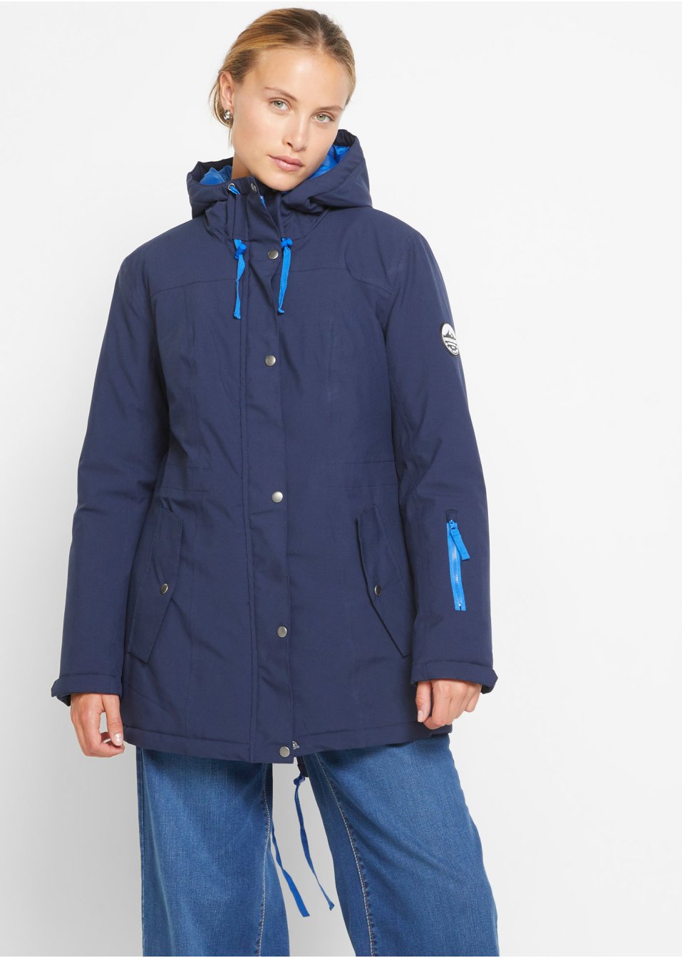 Parka fonctionnelle avec capuche en polyester recyclé