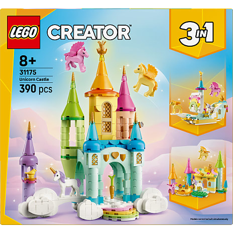 LEGO Creator 3-i-1 Enhjørningeslot 31175