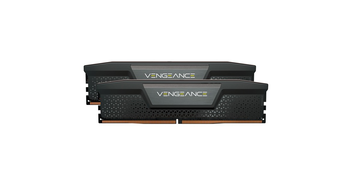Corsair32 GB DDR5-6400 Kit werkgeheugen  (Zwart, CMK32GX5M2B6400C32, Vengeance, XMP)